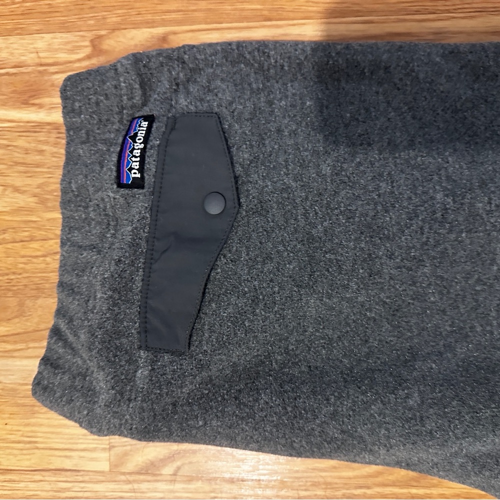 Patagonia Gray Fleece Straight Leg Jogger Sweatpants Mens Size XL